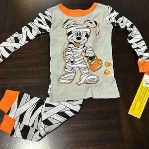 Brand new Disney Mickey mummy pajamas with tags! Size 4t!